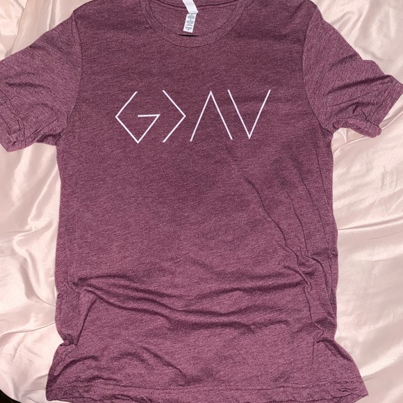 elevated faith Other - Heather maroon tshirt